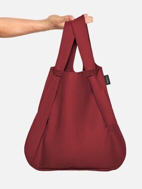 NWT Notabag Foldable Convertible Bag & Backpack Wine Red SOLD OUT COLOR